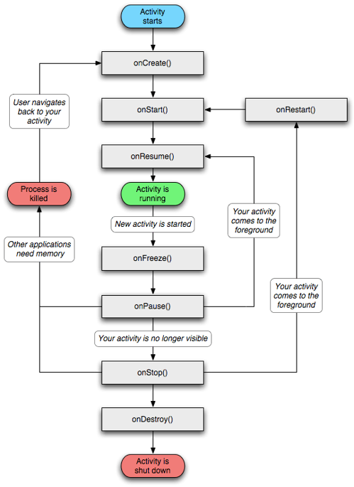 siklus hidup activity